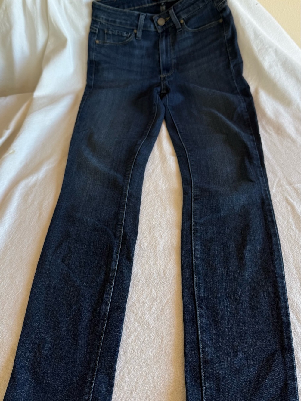 PAIGE Dark Blue Skinny Jeans